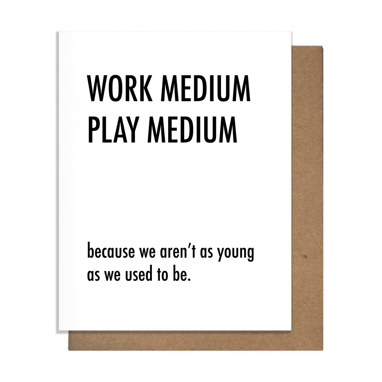 Birthday Card - Work Medium