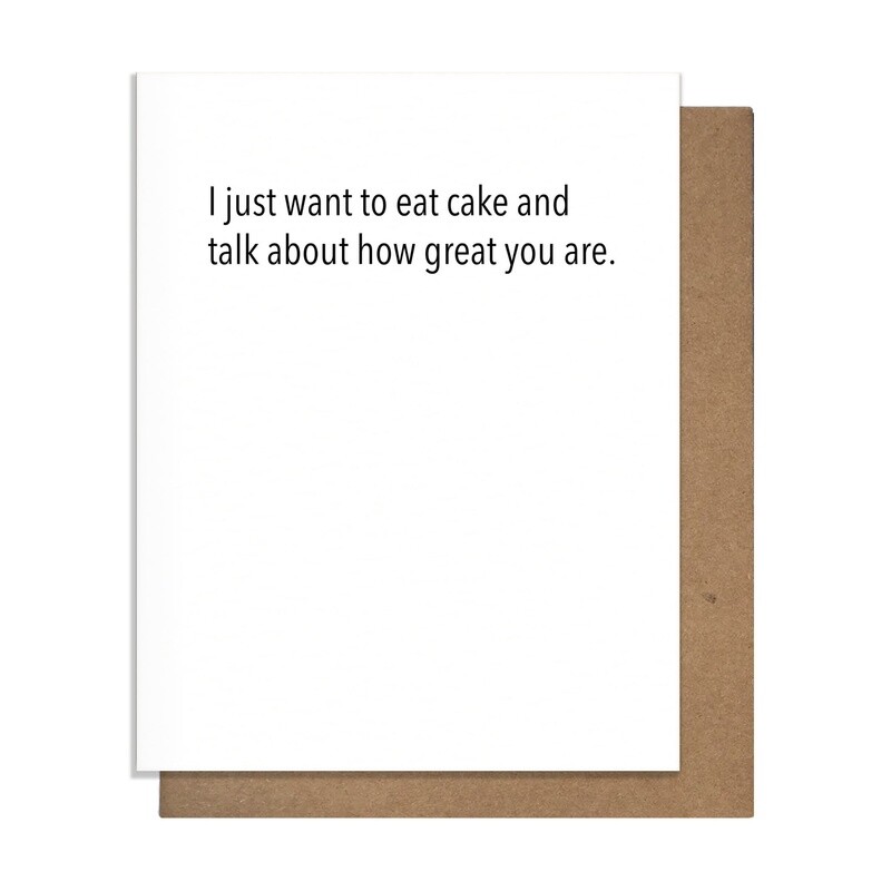 Birthday Card - Cake &amp; Great