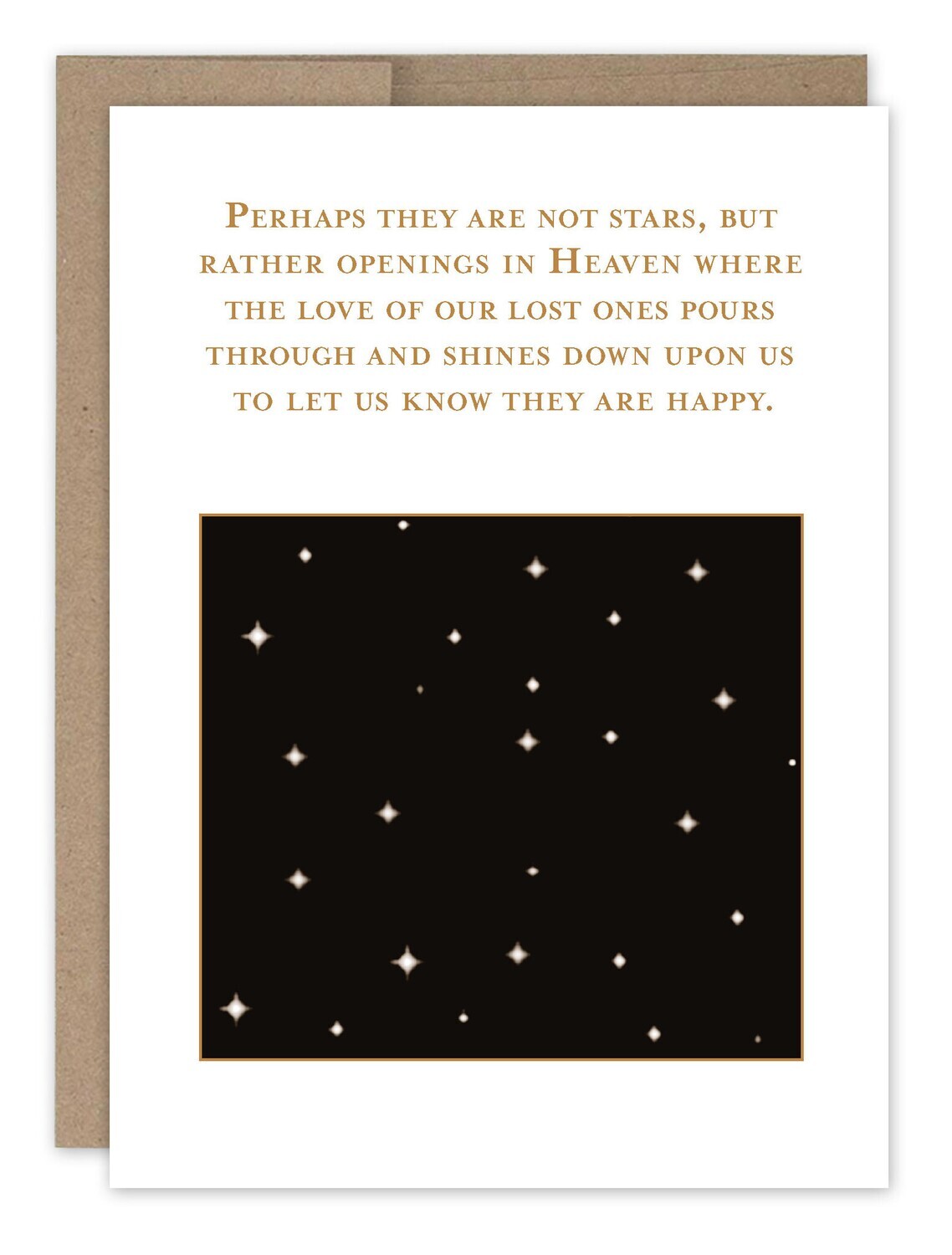 Sympathy Card:  Stars in Heaven