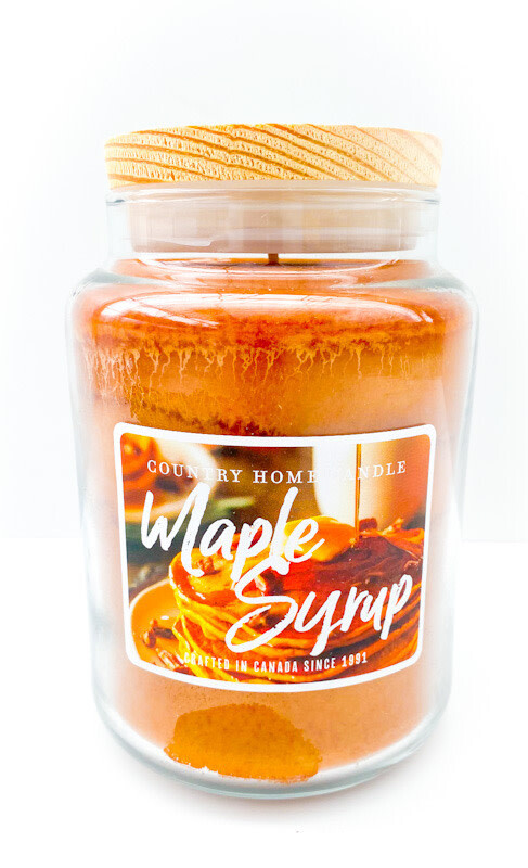Candle LRG Caramel Tones Maple Syrup