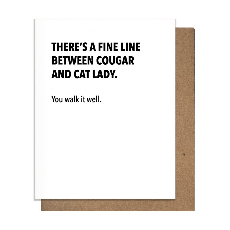 Birthday Card - Cougar