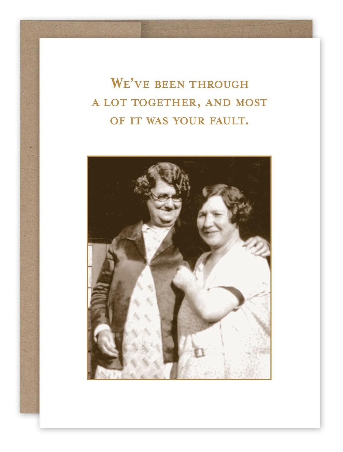 Friendship Card:  Your Fault