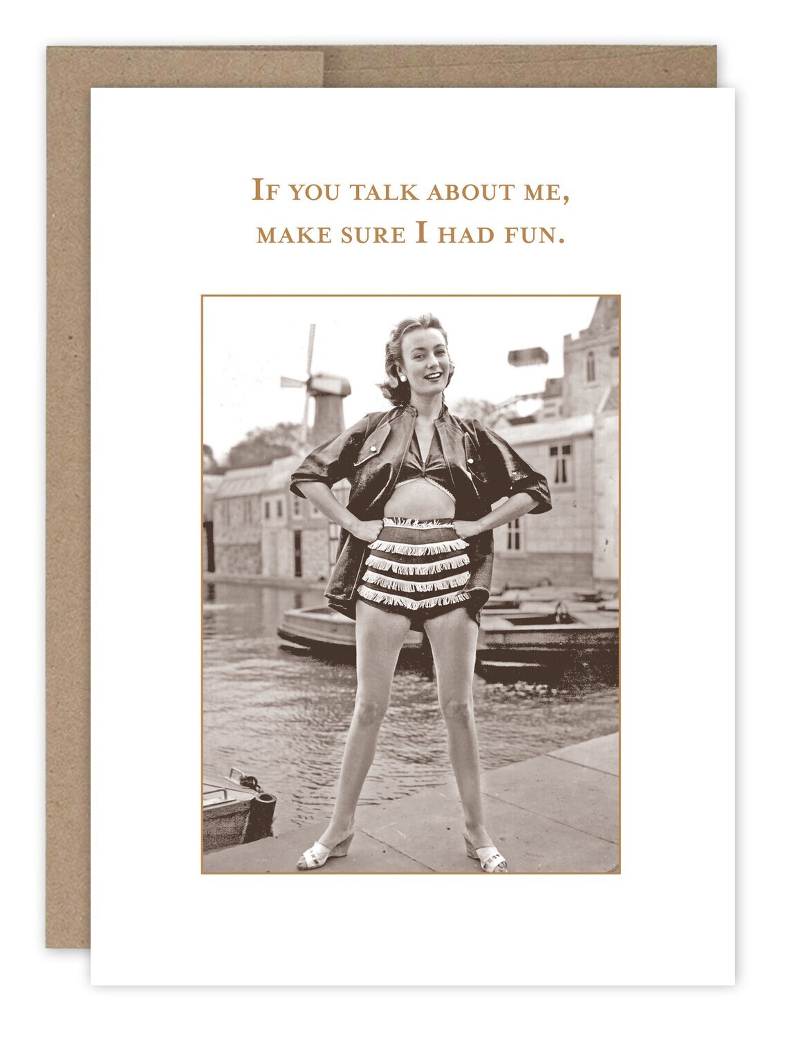 Birthday Card:  Talk About Me