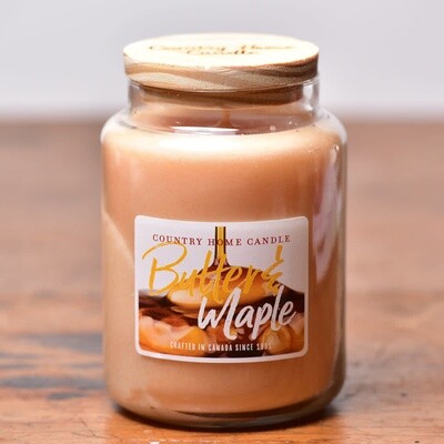 Candle 26 oz. Butter &amp; Maple