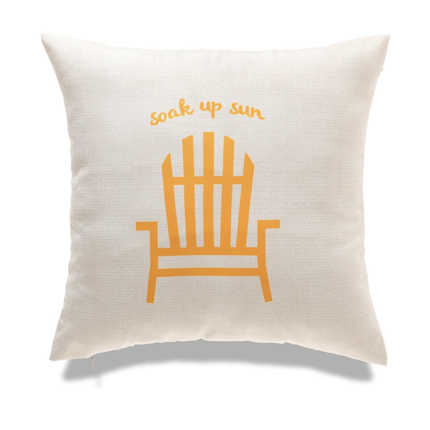 Pillow - Outdoor Soak Up Sun Yellow 18x18&quot;
