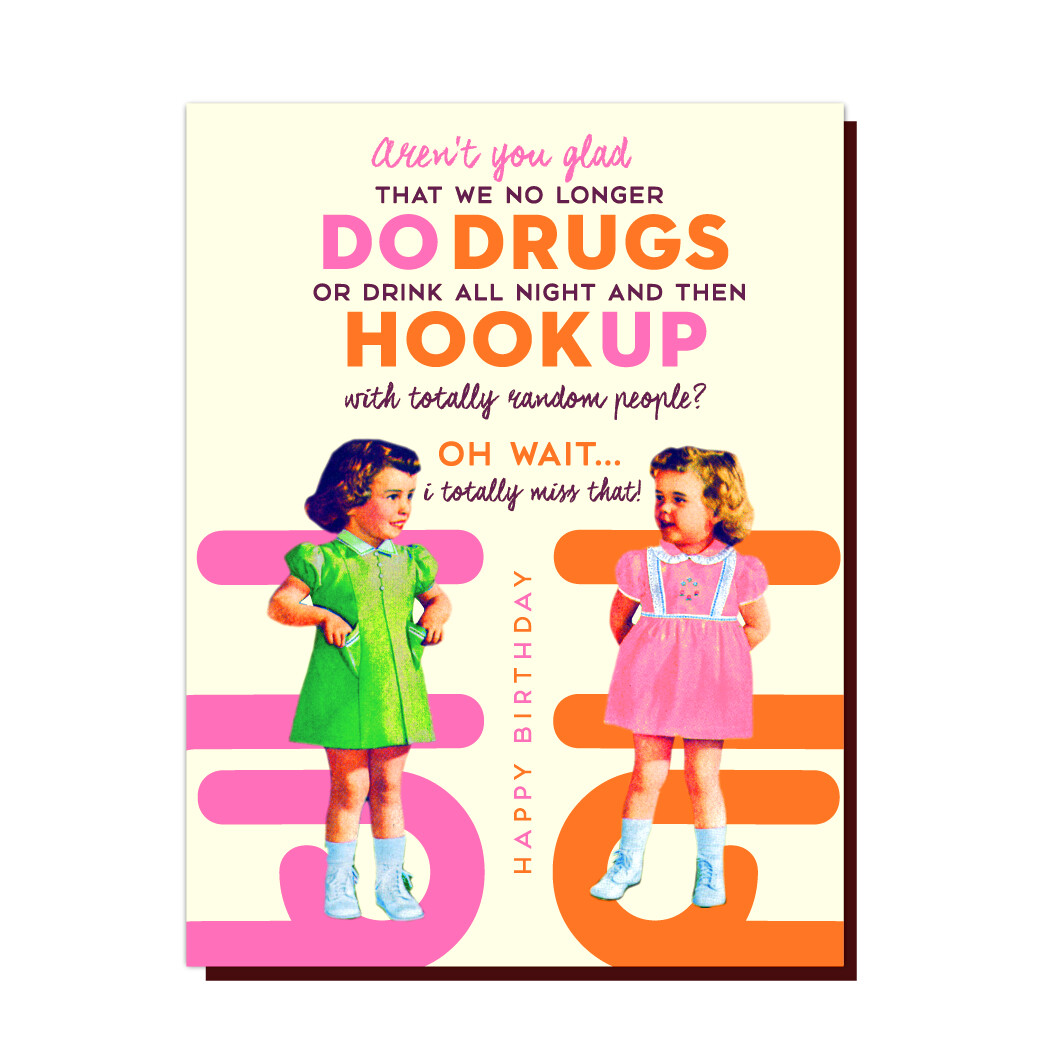 Birthday Card - Miss Drugs