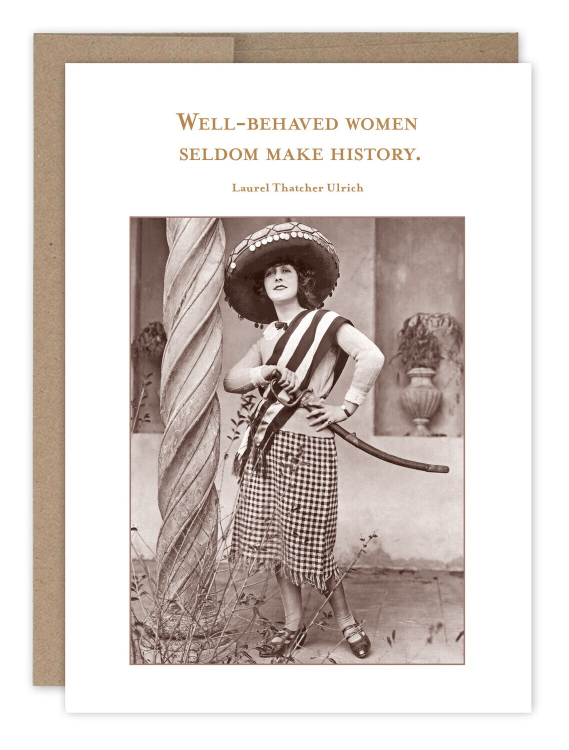 Birthday Card:  Well Behaved Woman