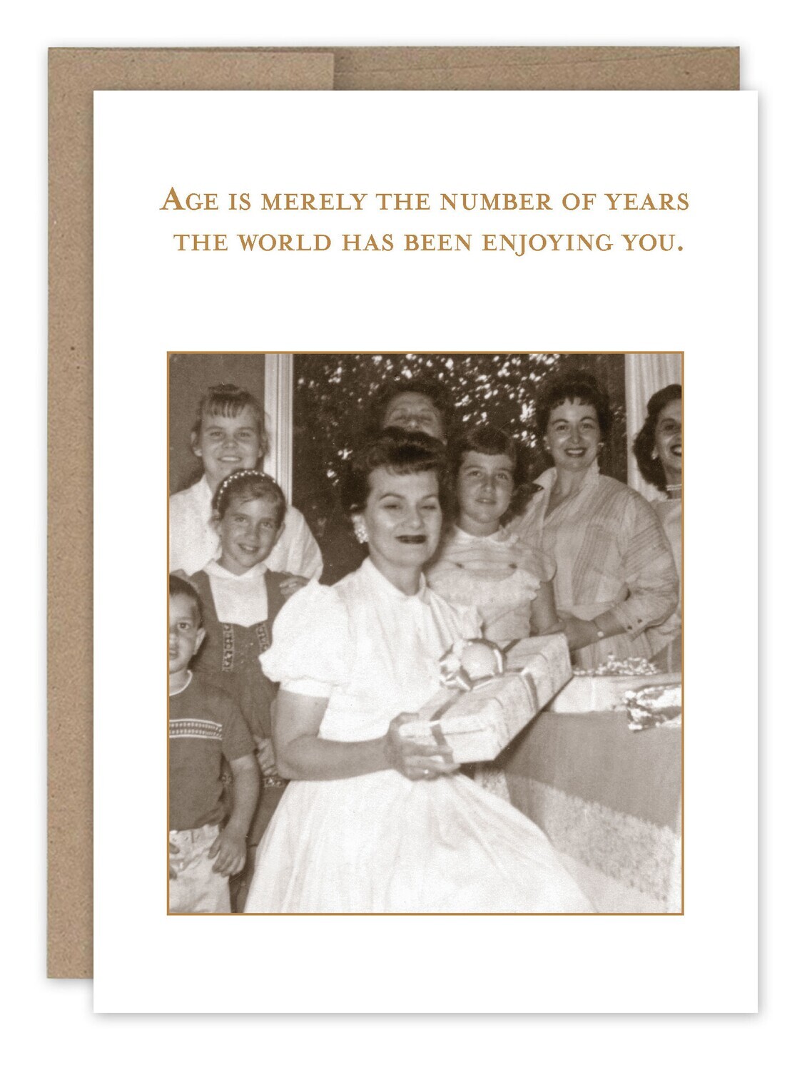 Birthday Card:  Enjoying You