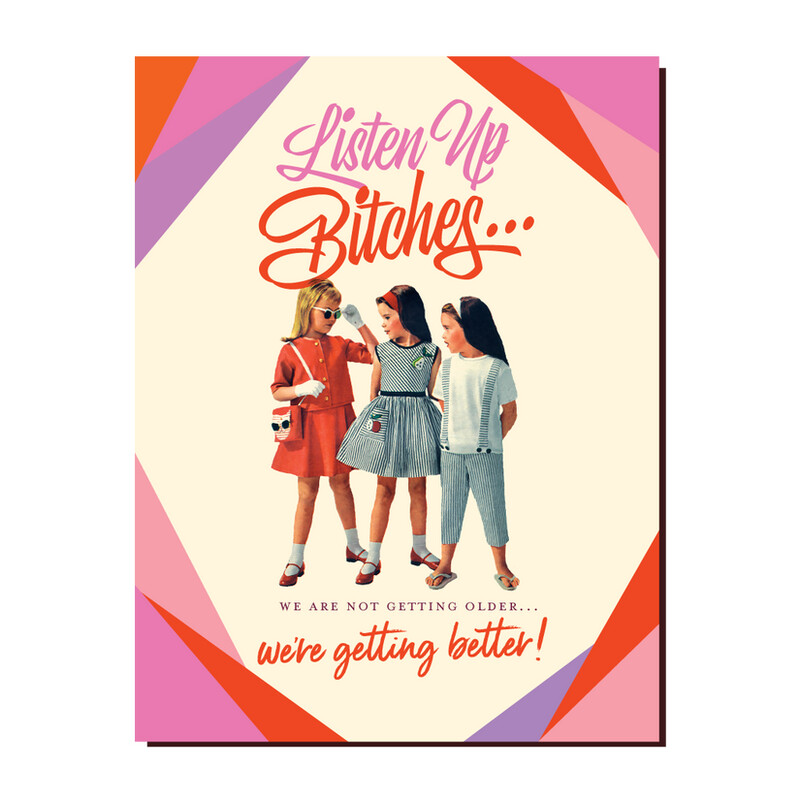 Birthday Card - Listen Up