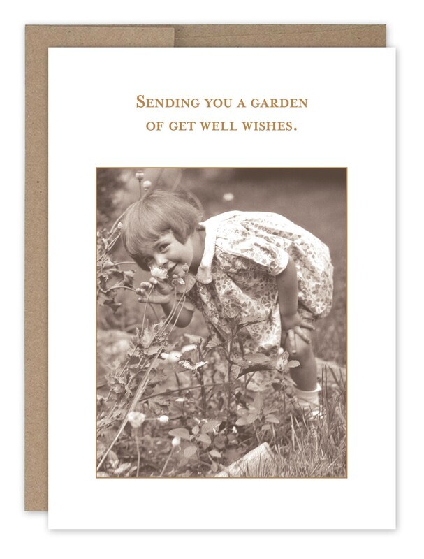 Get Well Card:  Garden of Wishes