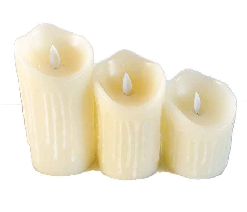 Flameless Candle - Set of 3