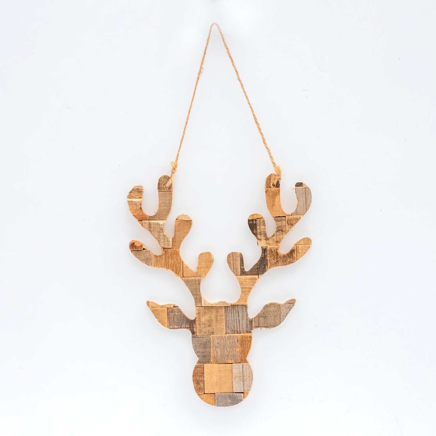 Ornament - Natural Moose Lt 20x1.5x30cm