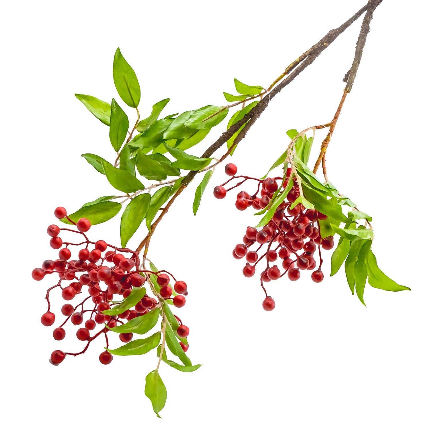 Pick - Red Berry with Leaves