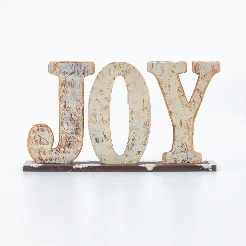 Joy Standing Sign
