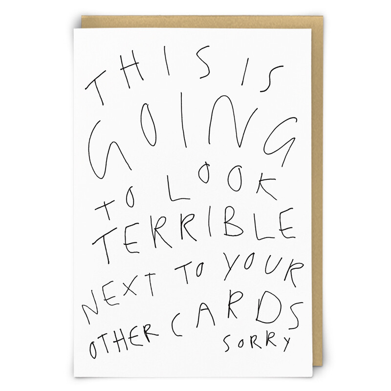 Birthday Card: This is Going - Blank