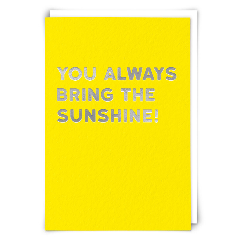 Friendship Card: Sunshine - Blank
