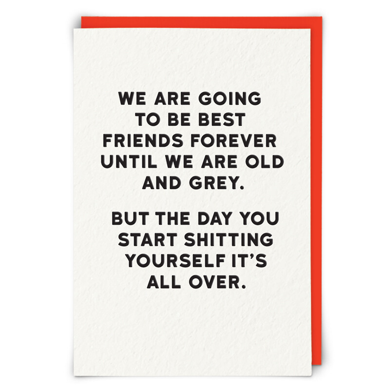 Friendship Card: Best Friends - Blank