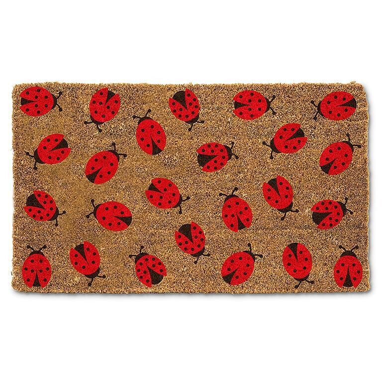 Doormat - Allover Ladybugs - 18 X 30