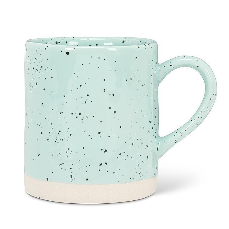 Speckled Mug - Aqua 13 oz