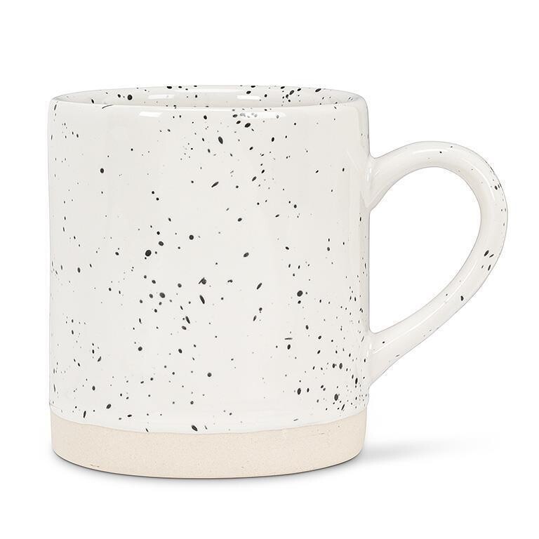 Speckled Mug -  White 3.75"