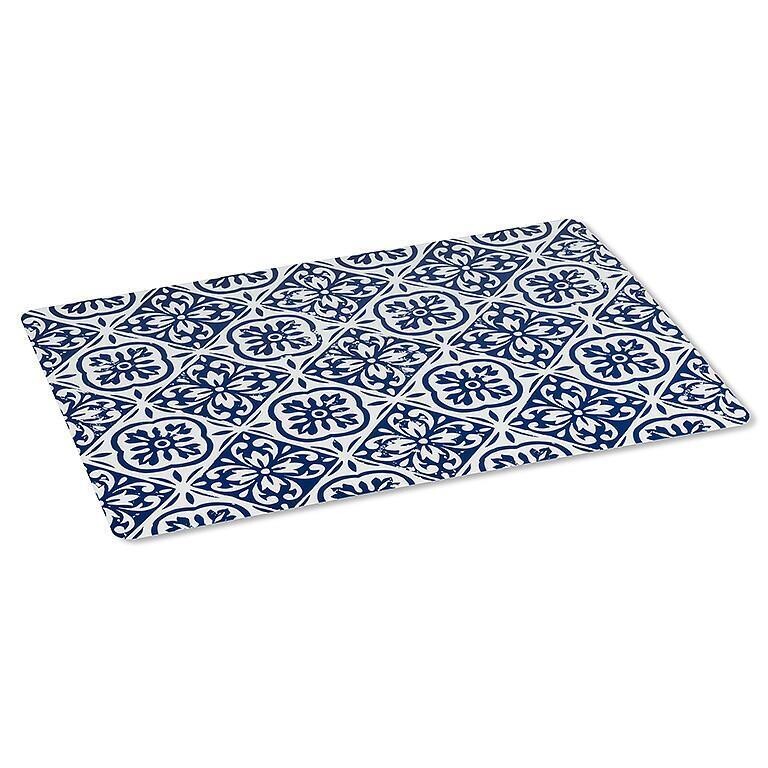 Placemat - Stamp Tile Navy