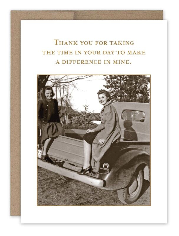 Thank You Card: Time in Your Day
