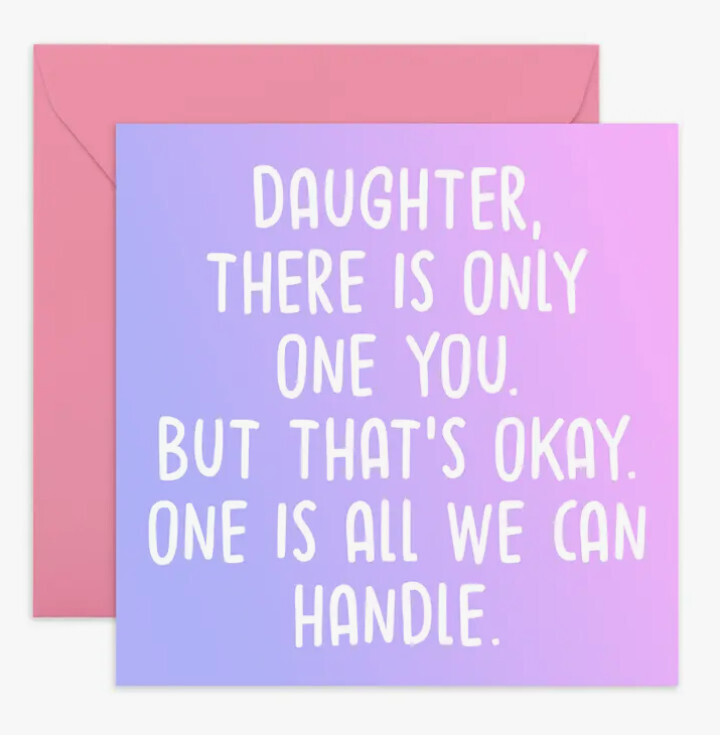 Friendship Card: Daughter