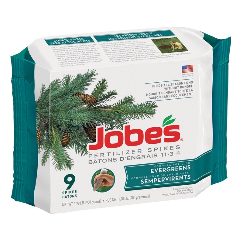 Jobes Evergreen Spikes 9 pack 11-3-4