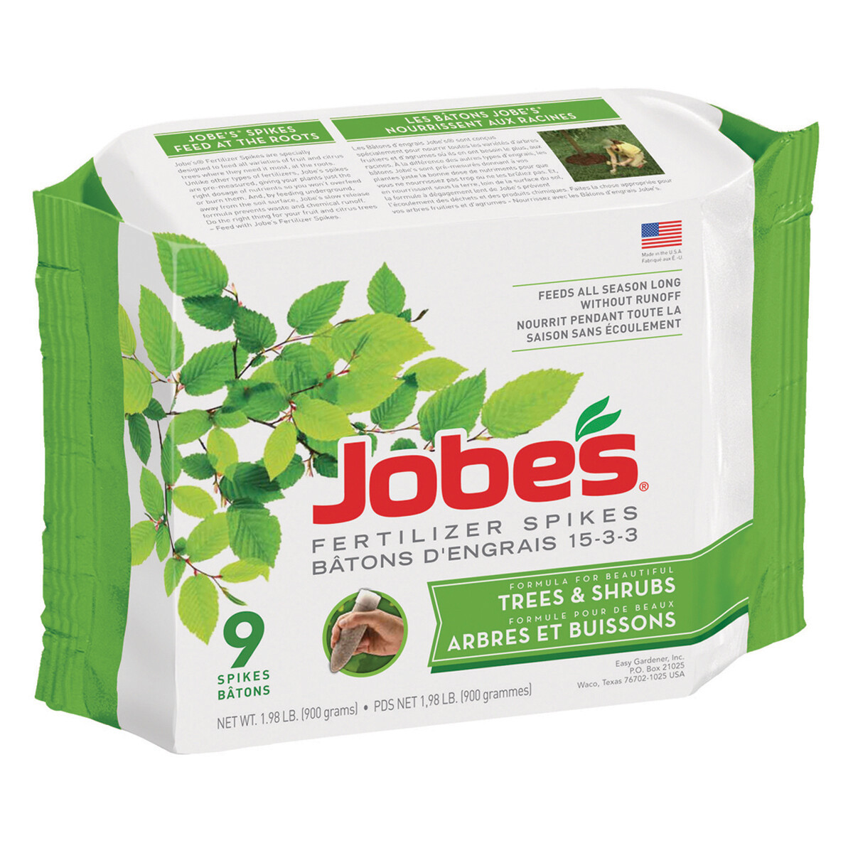 Jobes Tree Fertilizer Spikes 9 pack