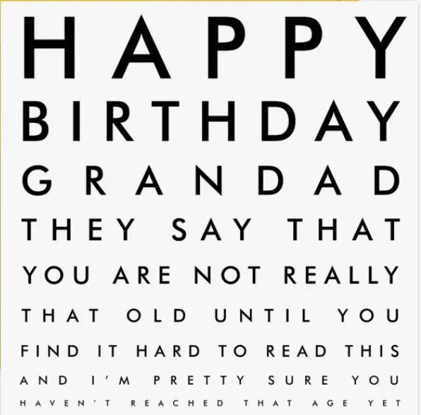 Birthday Card - Happy Birthday Grandad