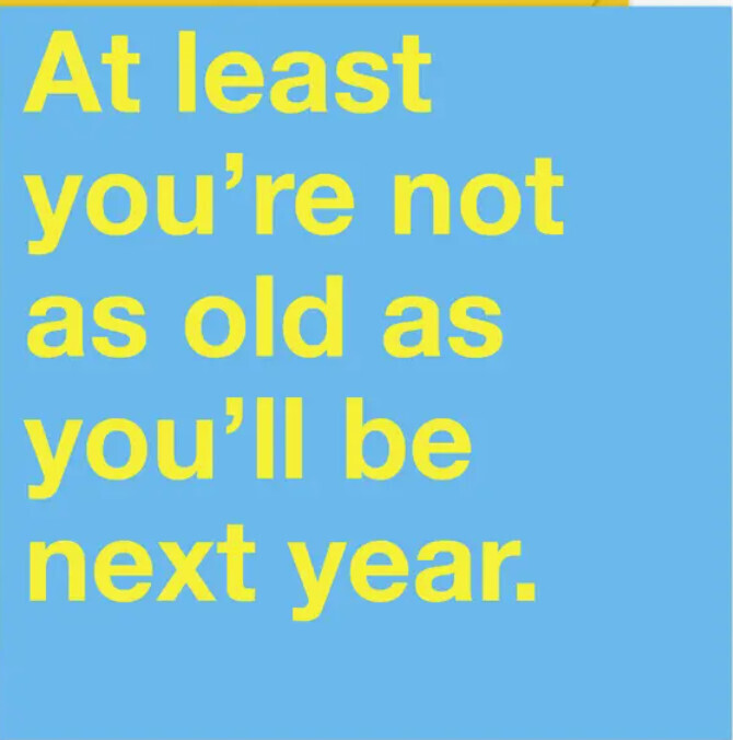 Birthday Card - At Least