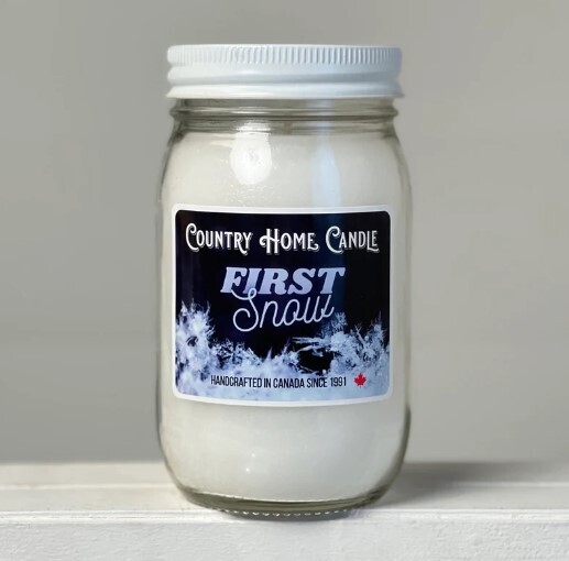 Candle 16 oz. First Snow