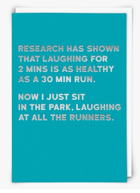 Friendship Card: Runners - Blank