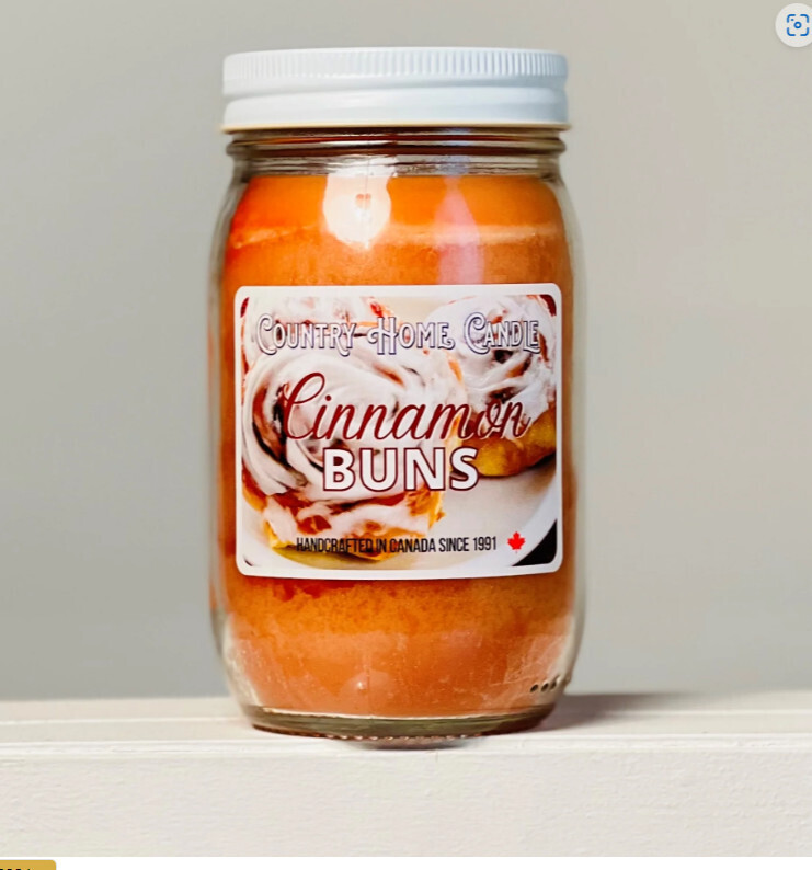 Candle 16 oz. Cinnamon Buns