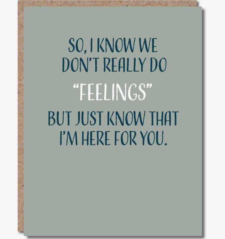 Encouragement Card - So I know We don&#39;t Really
