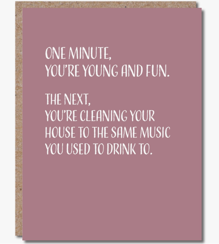 Birthday Card - Funny - Cleaning your House
