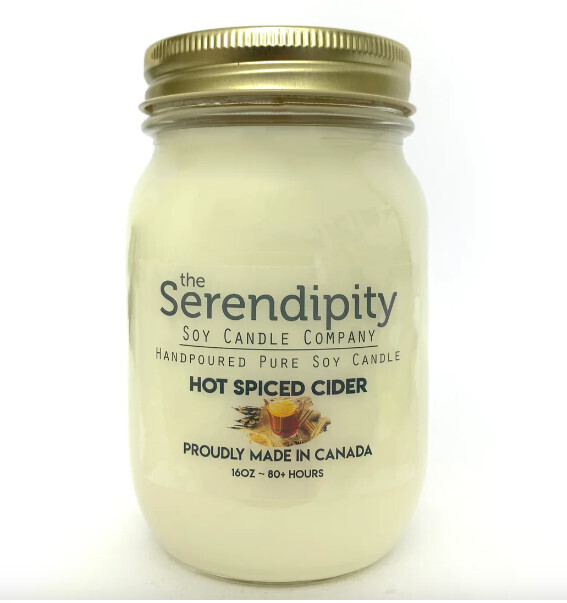 Soy Candle - Hot Spiced Cider 16 oz
