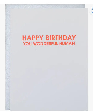 Birthday Card - Wonderful Human Being