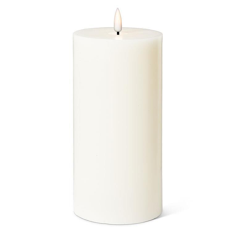 LED Pillar Candle 4 X 8&quot; - sand