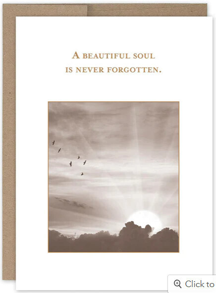Sympathy Card: Beautiful Soul