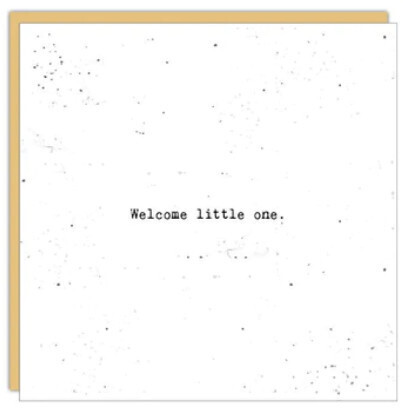 Baby Card: Welcome Little One - Blank
