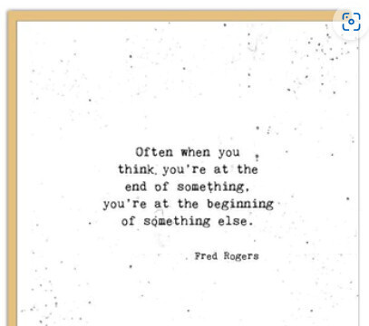 Encouragement Card: End of Something- Blank