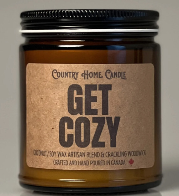Amber Glass Candles Get Cozy