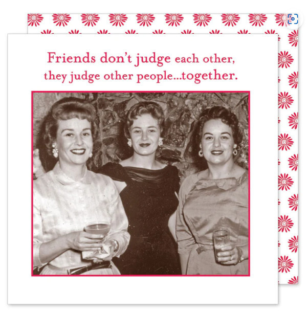 Napkin - Cocktail - Friends Don&#39;t Judge