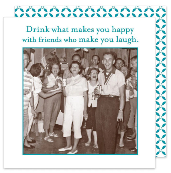 Napkin - Cocktail - Drink Happy