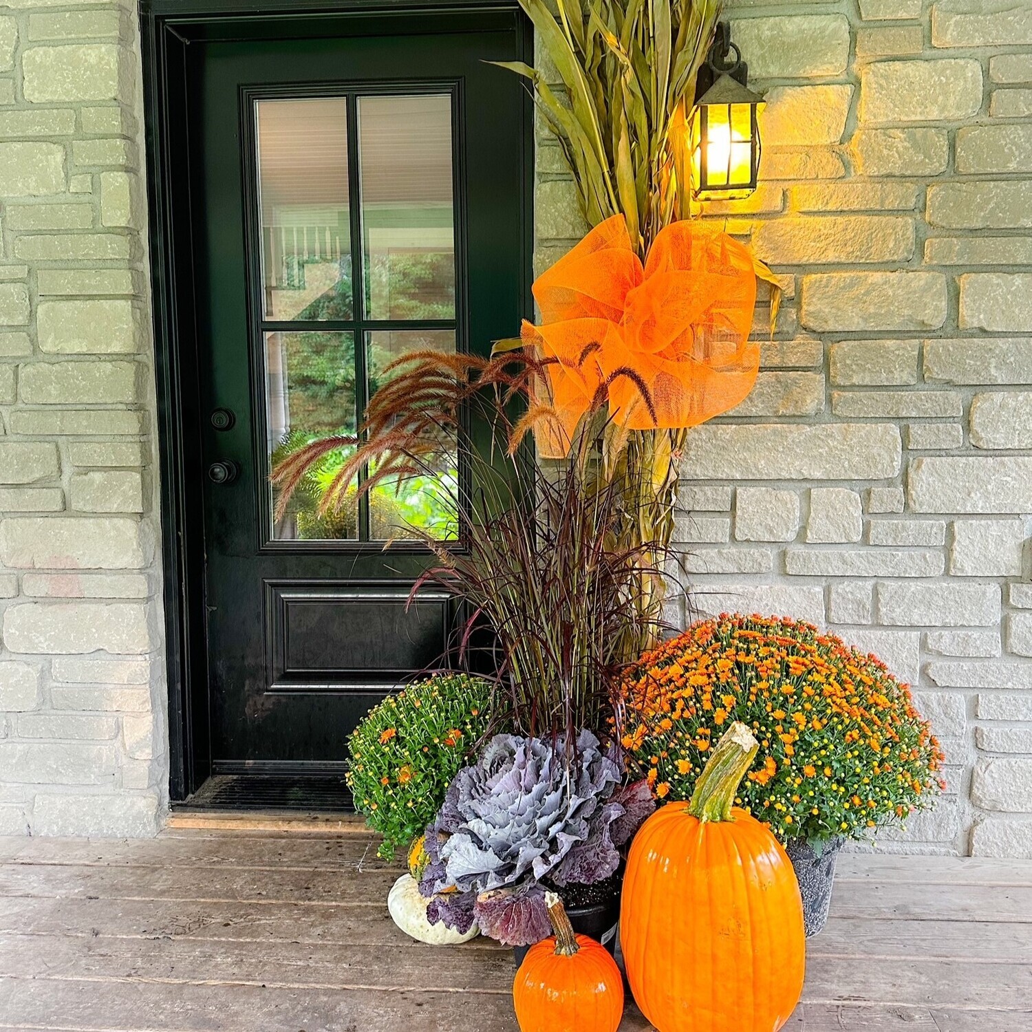 Fall Porch Pkg - &quot;Simply Orange&quot;