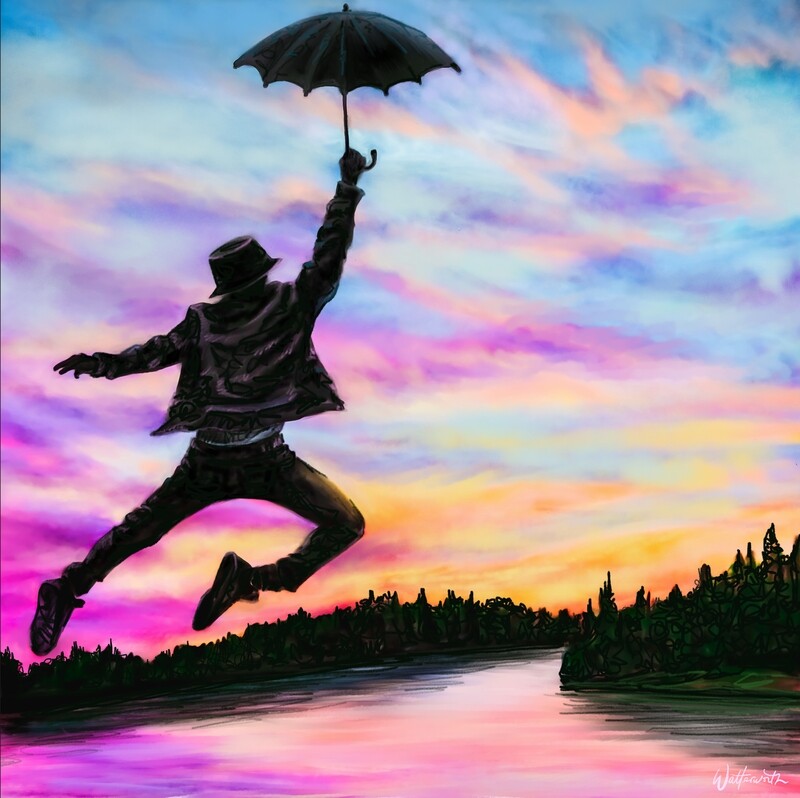 Umbrella Float - Print