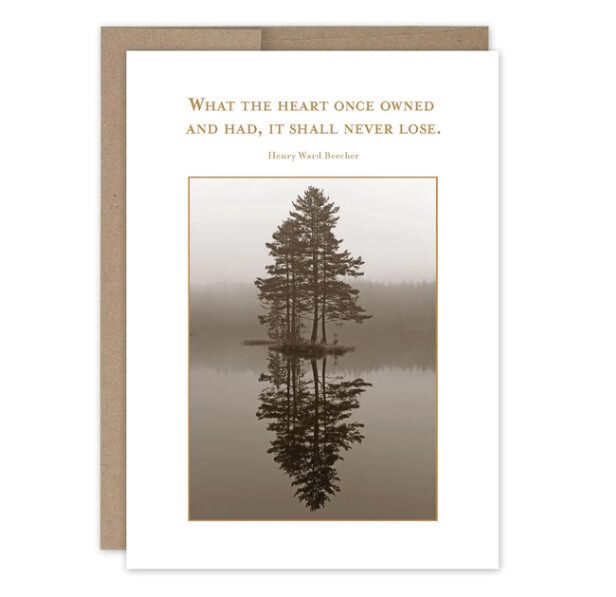 Sympathy Card: Heart Once Owned