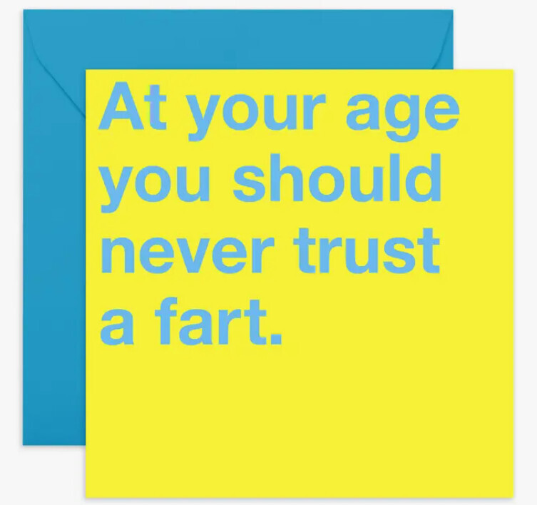 Birthday Card - Never Trust