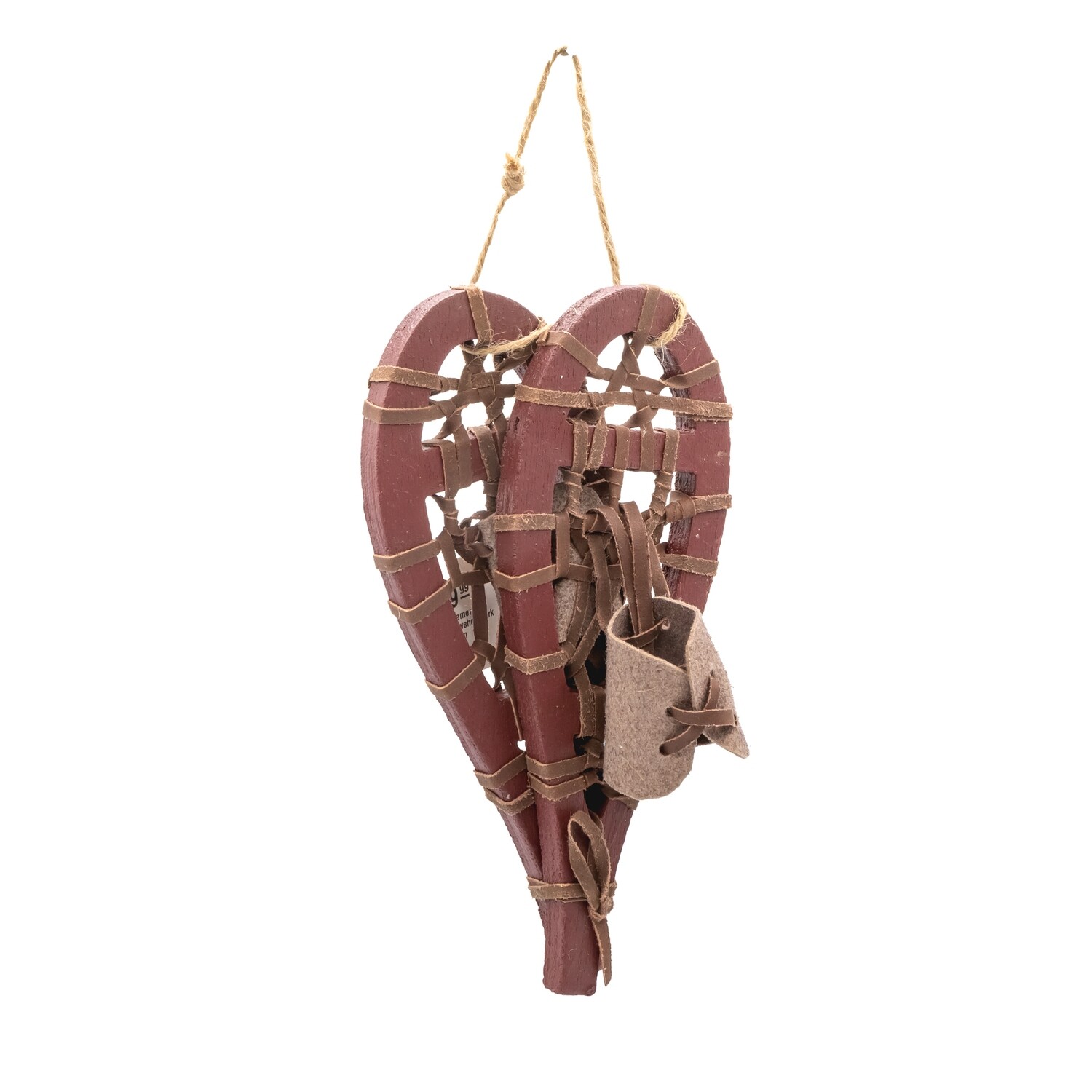 Ornament - Snowshoe dark brown